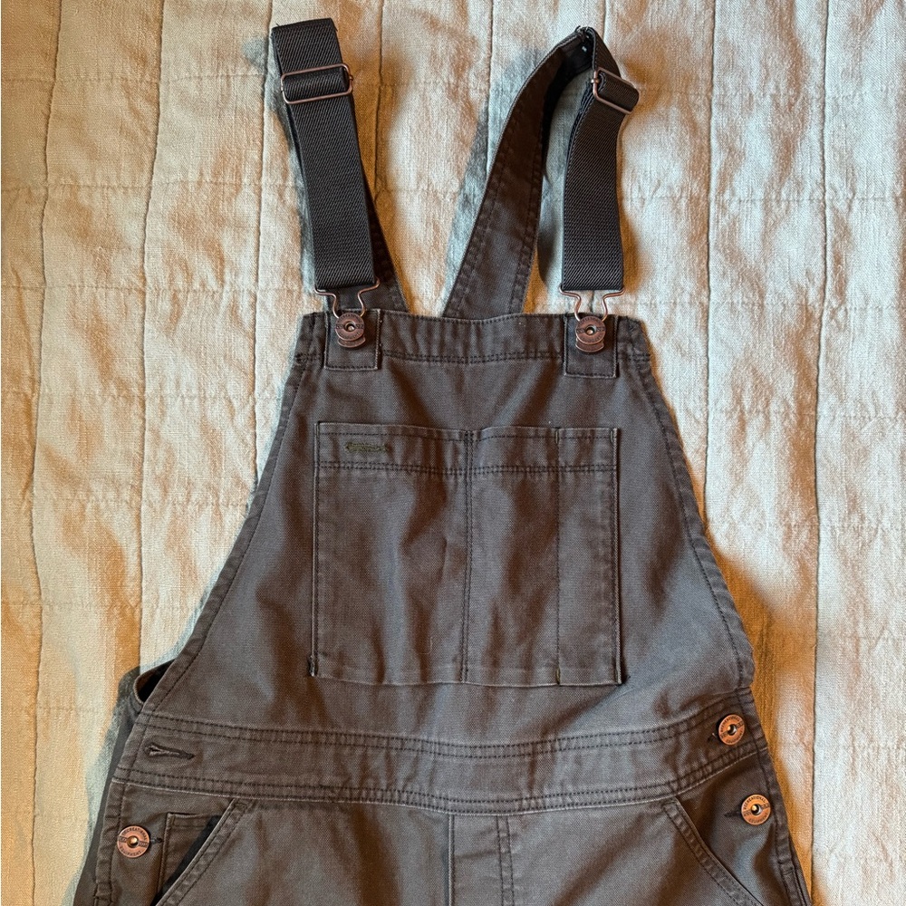 REI Olive Green Women's Jeans Overalls - Picture 2 of 13